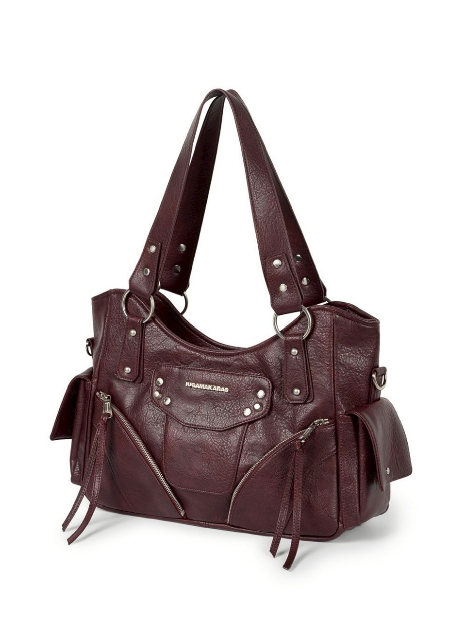 6/2再入荷【IUGAMAKARAS】Studded Leather Shoulder Bag | OUR
