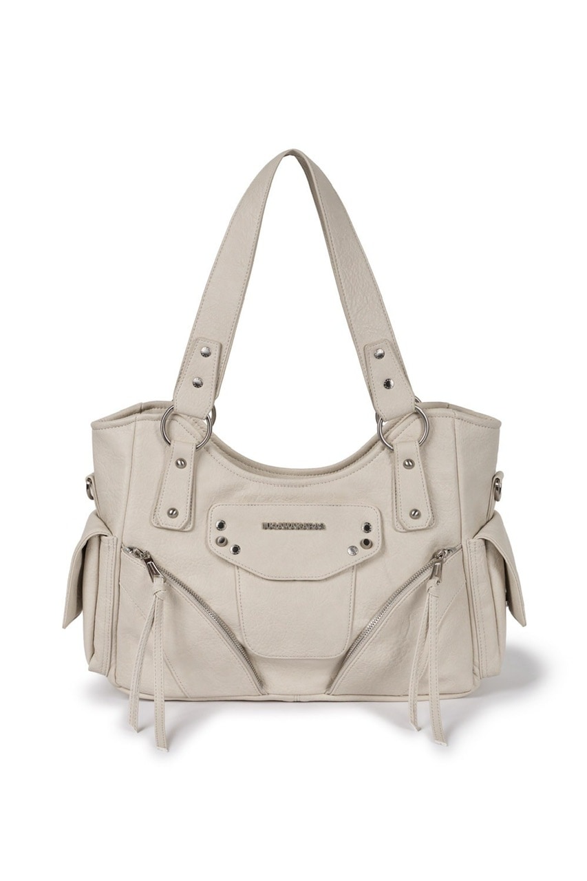 6/2再入荷【IUGAMAKARAS】Studded Leather Shoulder Bag | OUR