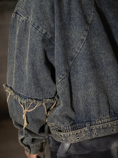 DIG YOUR OWN GRAVE】DENIM PULLOVER (2color) | OUR BRAND,DIG