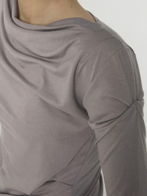 ●FLARE UP● 2.Drape Long Sleeve FL-146 (3色) 2.Drape Long Sleeve (FL-146_White) - FLAREUP | 60% - Asian