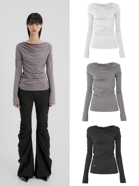 【FLARE UP】 2.Drape Long Sleeve /追跡付 FLAREUP】2.Drape Long Sleeve | OUR BRAND,FLAREUP | PRESSING