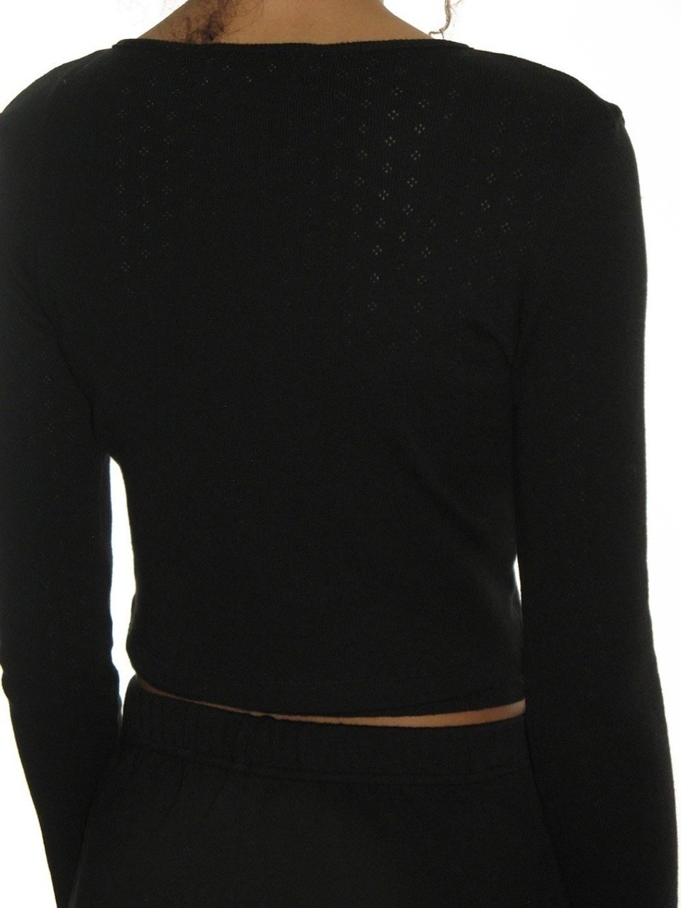 CRANK】HEART BUTTON EYELET CARDIGAN | OUR BRAND,CRANK