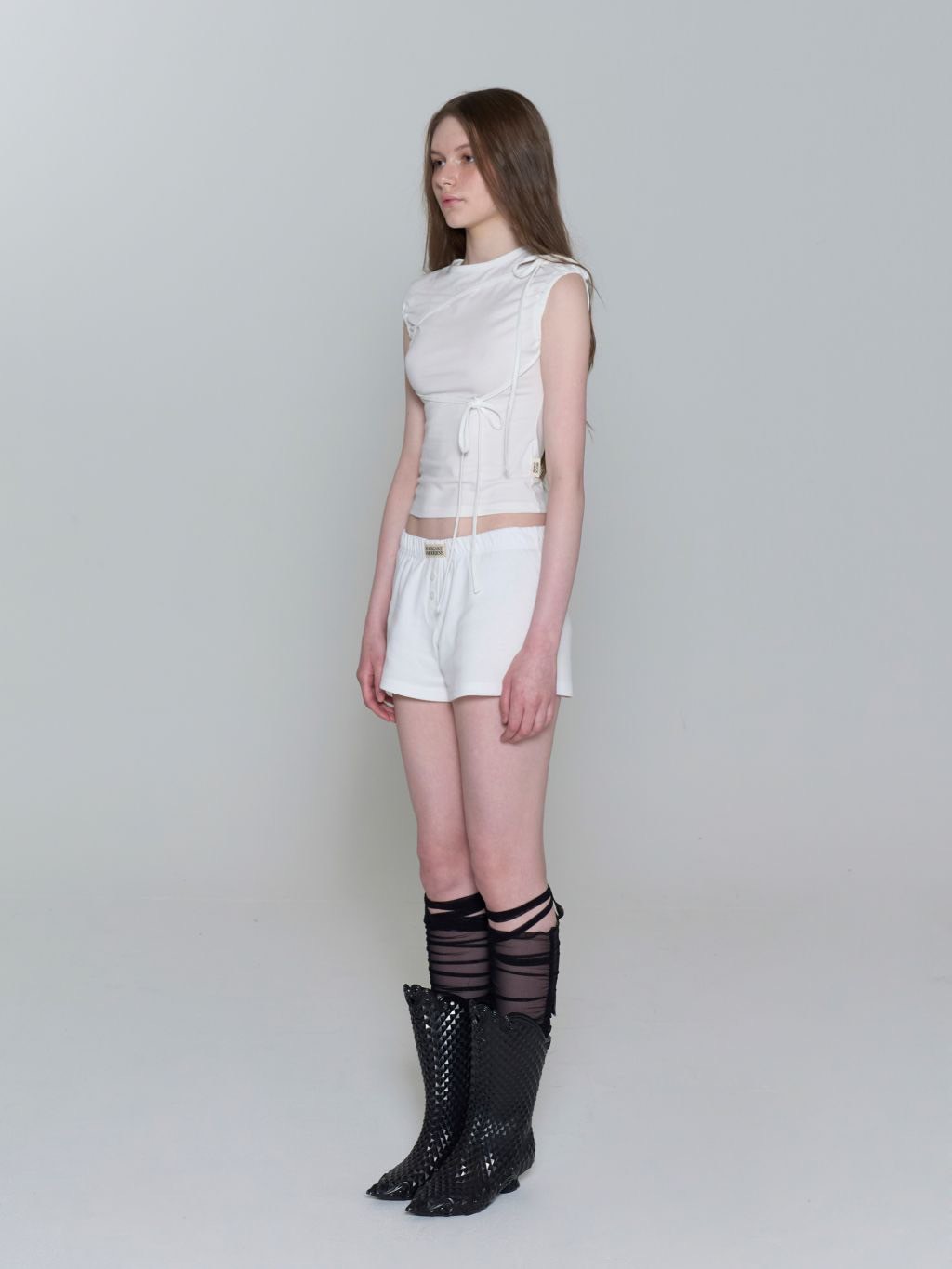 ROCK CAKE】Side String Sleeveless | OUR BRAND,ROCK CAKE