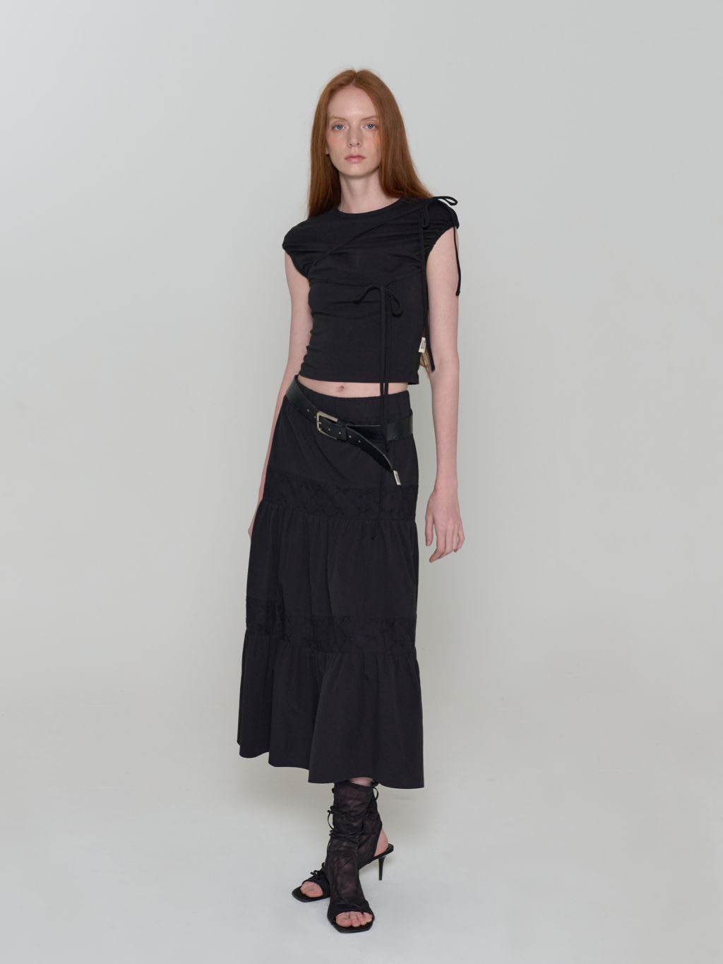 ★24-25FW新作★ROCKCAKE★Side String Sleeveless ROCK CAKE】Side String Sleeveless | OUR BRAND,ROCK CAKE
