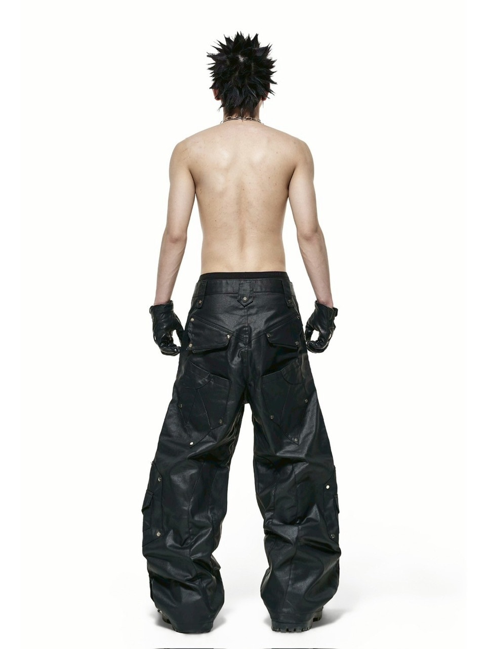RICH】Knight Wide Waxed Pants | OUR BRAND,RICH | PRESSING