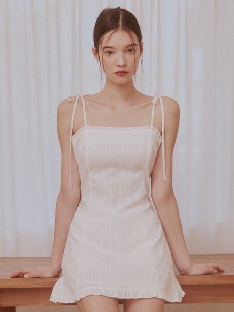【Not your rose】Lace frill mini dress NOTYOURROSE】Lace frill mini dress | OUR BRAND,NOT YOUR ROSE