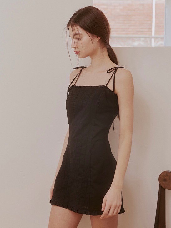 NOTYOURROSE】Lace frill mini dress | OUR BRAND,NOT YOUR ROSE