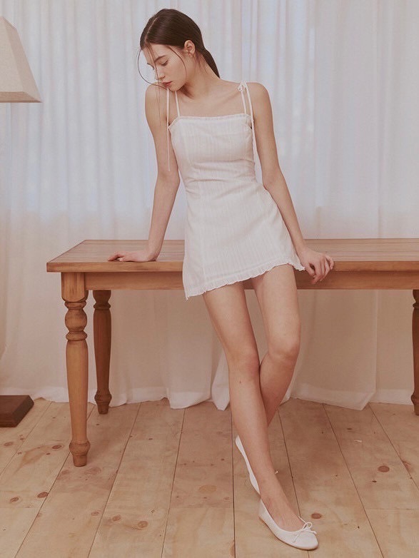 NOTYOURROSE】Lace frill mini dress | OUR BRAND,NOT YOUR ROSE