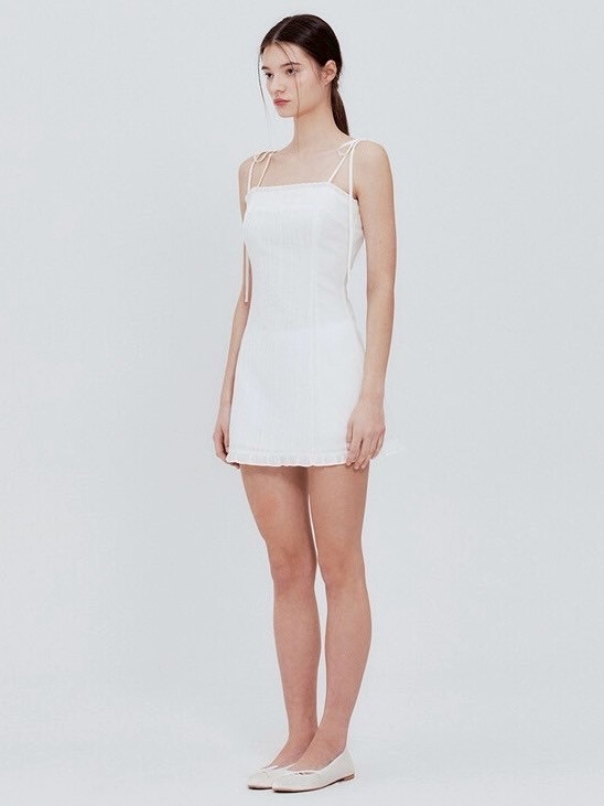 NOTYOURROSE】Lace frill mini dress | OUR BRAND,NOT YOUR ROSE