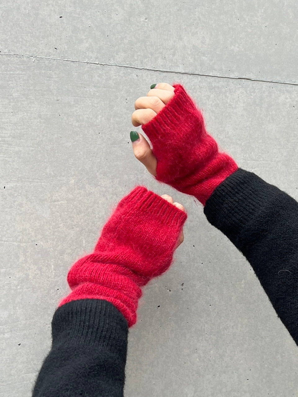 【Chikashitsu +】arm warmer (6color)
