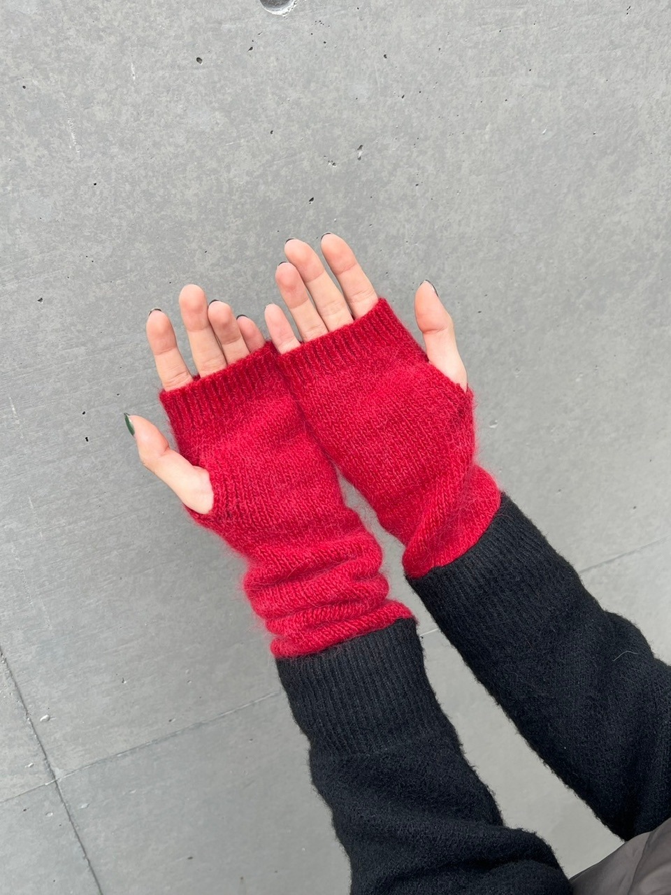 【Chikashitsu +】arm warmer (6color)
