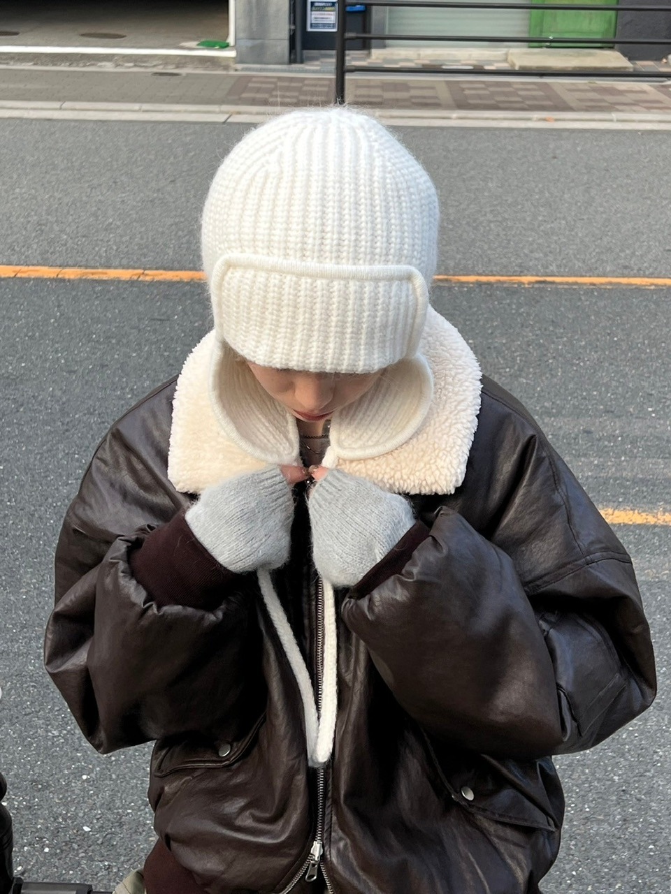 【Chikashitsu +】arm warmer (6color)