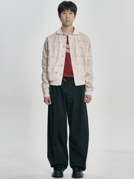 【AJO AJOBYAJO】25SS★ 3D Curved Pants AJOBYAJO】3D Curved Pants | OUR BRAND,AJOBYAJO | PRESSING