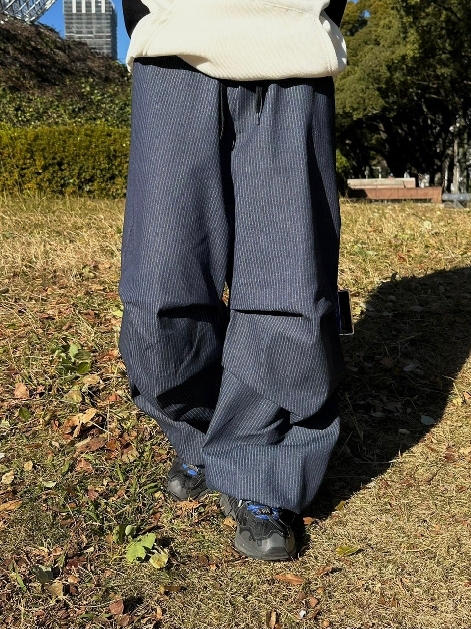 受注制【youll】stripe carpenter pants (2color)