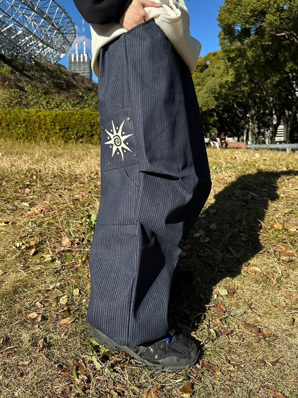 受注制【youll】stripe carpenter pants (2color)