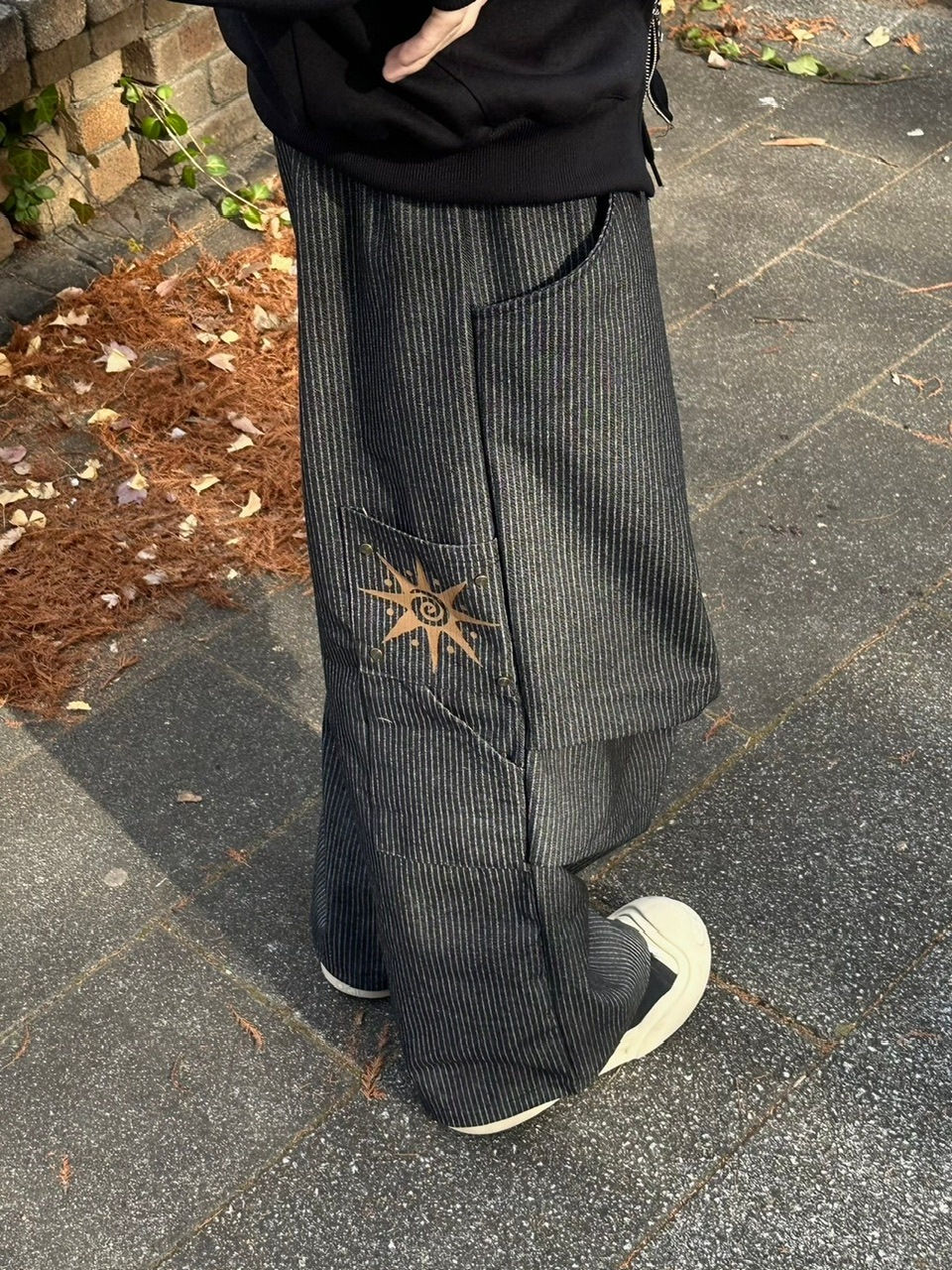 受注制【youll】stripe carpenter pants (2color)