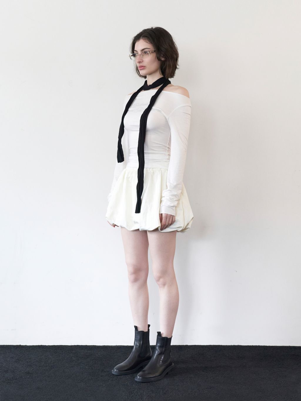 ★24-25FW新作★ROCKCAKE★Cursive Mesh Top MUSINSA | ROCKCAKE Cursive Mesh Top - Black