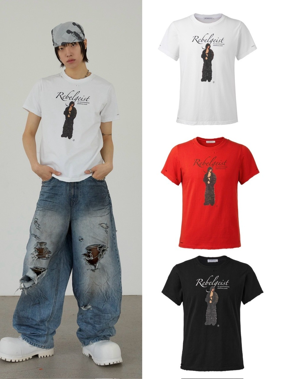 Tシャツ・カットソー [ANOTHERYOUTH] sniper damaged T ANOTHERYOUTH】sniper damage T | OUR BRAND,ANOTHERYOUTH