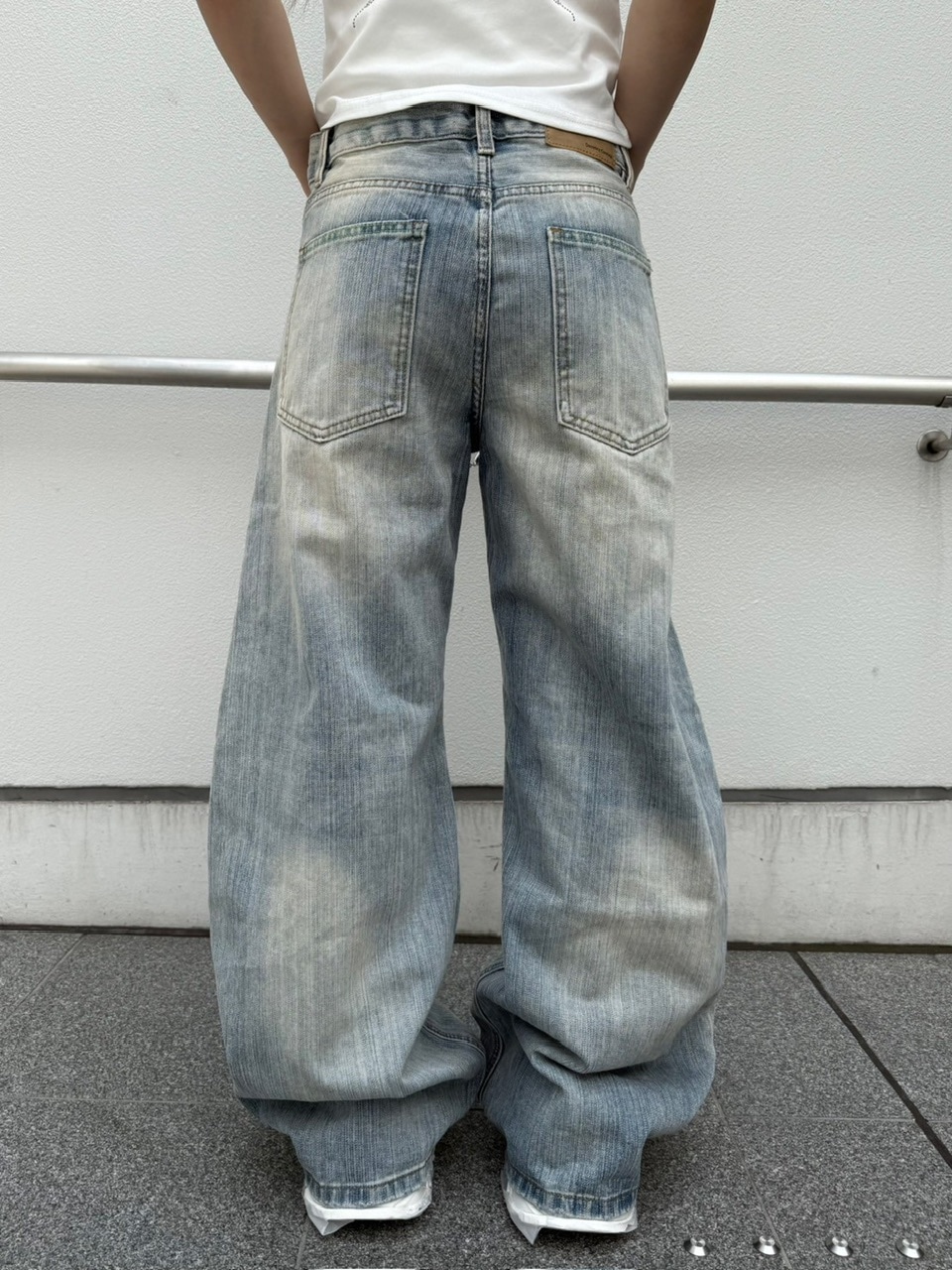 受注制【nmtc +】straight damage denim pants | ITEM,BOTTOMS
