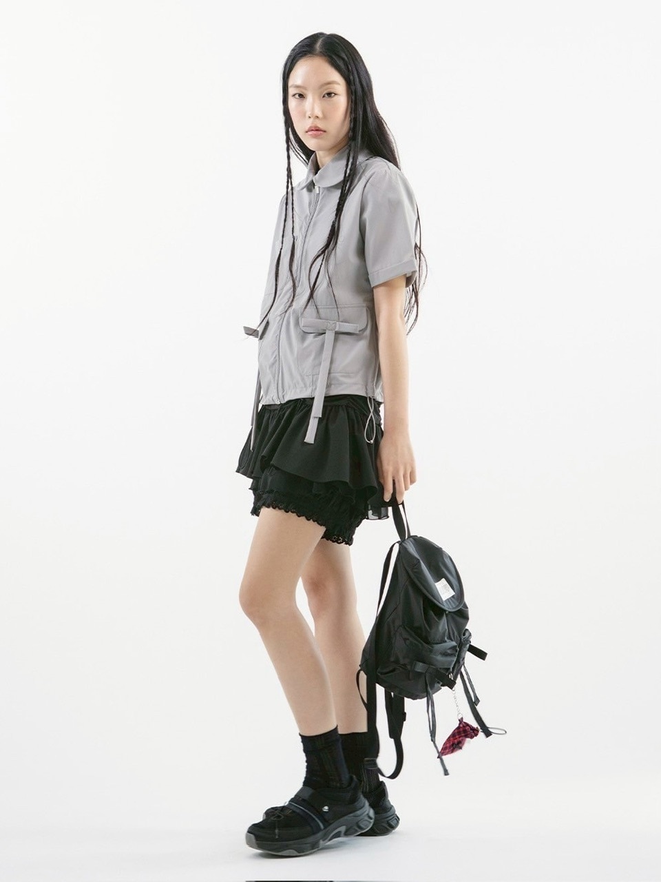 【TUOMIO】RIBBON MINI BACKPACK ミニバックパック TUOMIO】RIBBON MINI BACKPACK / 【トゥオミオ】リボンミニ