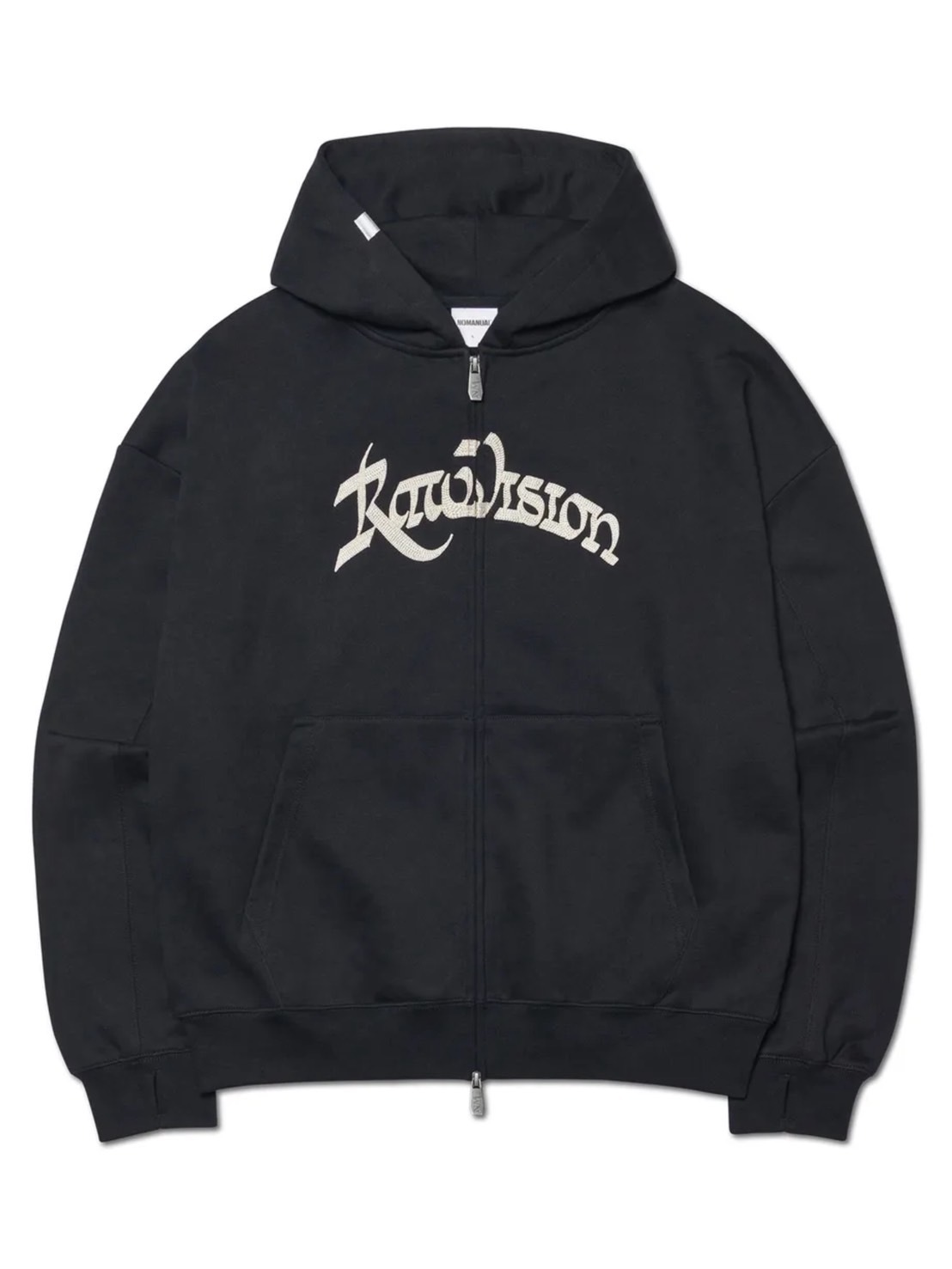 【NOMANUAL】R.V CHAIN STITCHED HOODED ZIP-UP