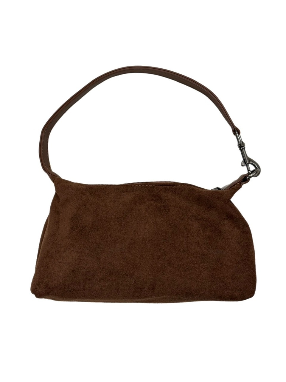 受注制【Chikashitsu +】2 way suede hand bag / 【チカシツプラス