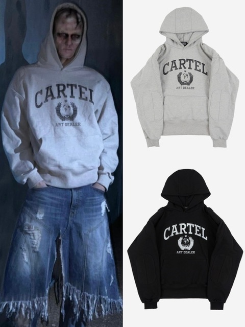 【SundayOffClub】Cartel Shoulder Padded Heavy Terry Hoodie SUNDAY OFF CLUB】Cartel Shoulder Padded Heavy Terry Hoodie