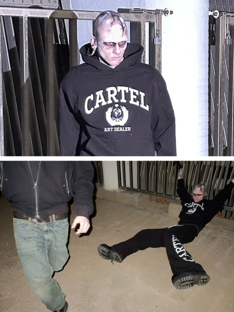 【SundayOffClub】Cartel Shoulder Padded Heavy Terry Hoodie SUNDAY OFF CLUB】Cartel Shoulder Padded Heavy Terry Hoodie