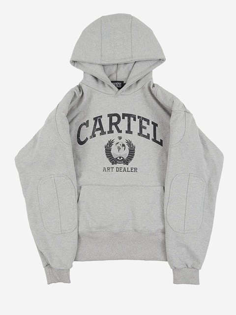 【SUNDAY OFF CLUB】SHOULDER PADDED HEAVY TERRY HOODIE SUNDAY OFF CLUB】Cartel Shoulder Padded Heavy Terry Hoodie