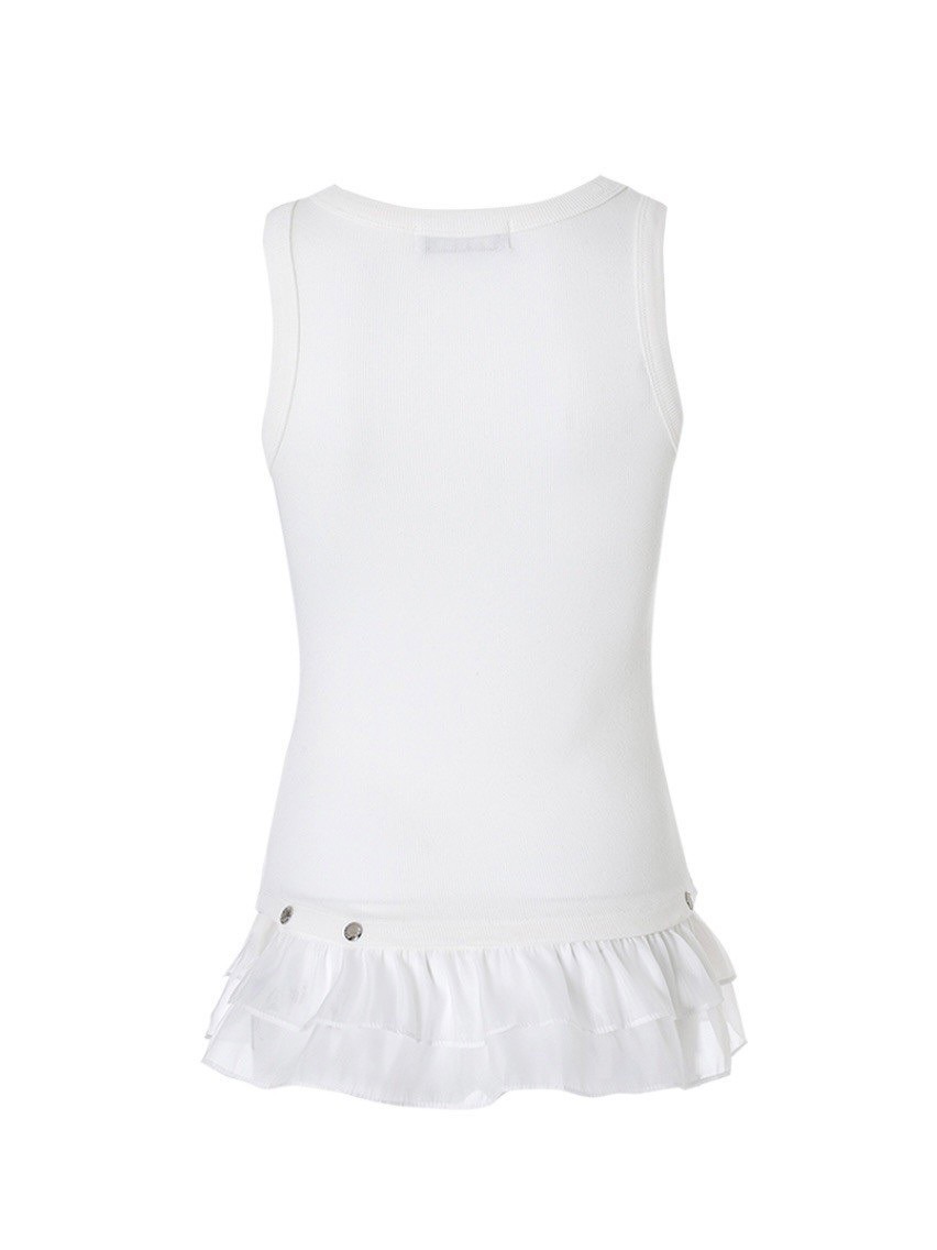 CRANK】FRILL SNAP SLEEVELESS | OUR BRAND,CRANK | PRESSING WEB SHOP