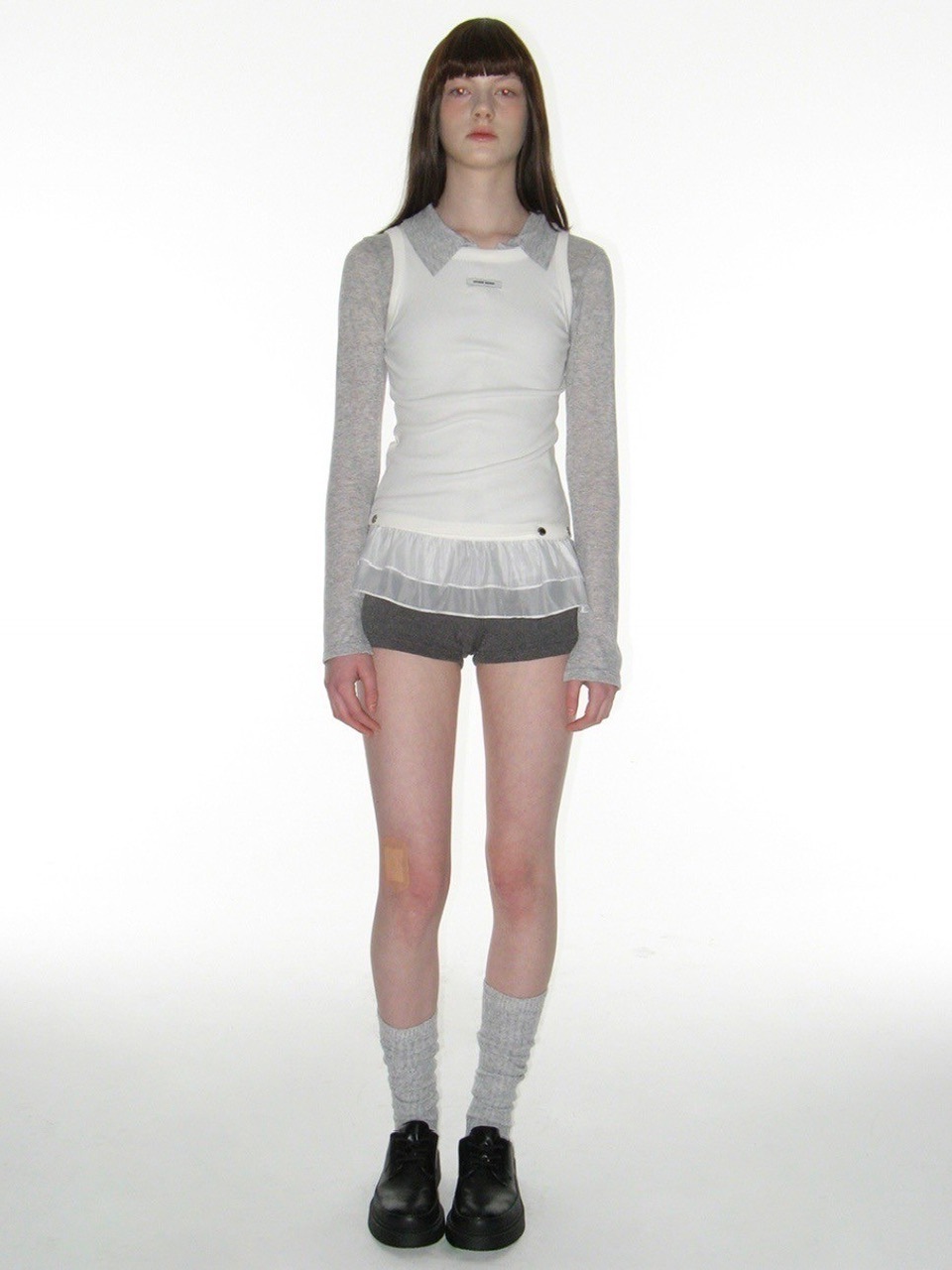 CRANK】FRILL SNAP SLEEVELESS | OUR BRAND,CRANK | PRESSING