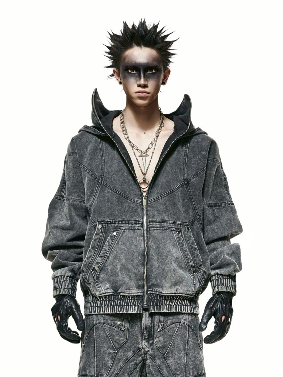 RICH】Hoodie Ninja Denim Wash / 【リッチ】ダーティー