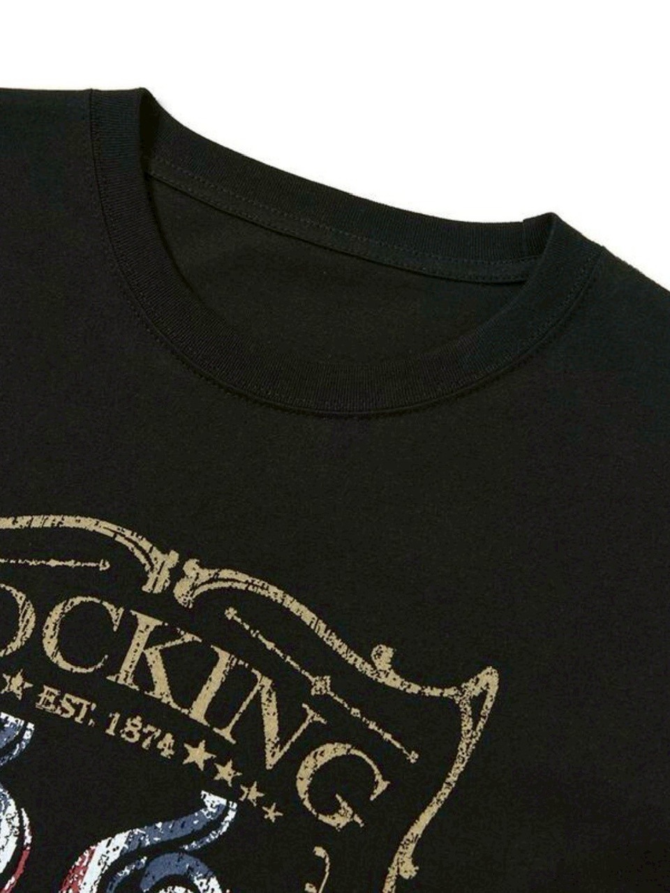 ロックアンドロールHalf sleeve T-shirt Black★[DNSR] DNSR】Rock & Roll Half Sleeve Tee | OUR BRAND,DNSR