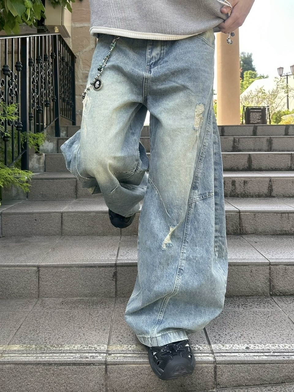 受注制【youll】vintage balloon denim pants | OUR BRAND,youll