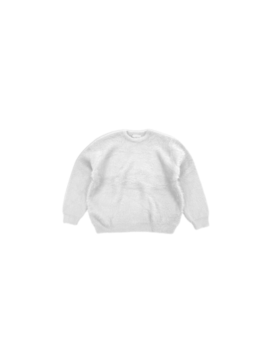 受注制【Chikashitsu +】hairy knit (2color) | OUR BRAND,Chikashitsu