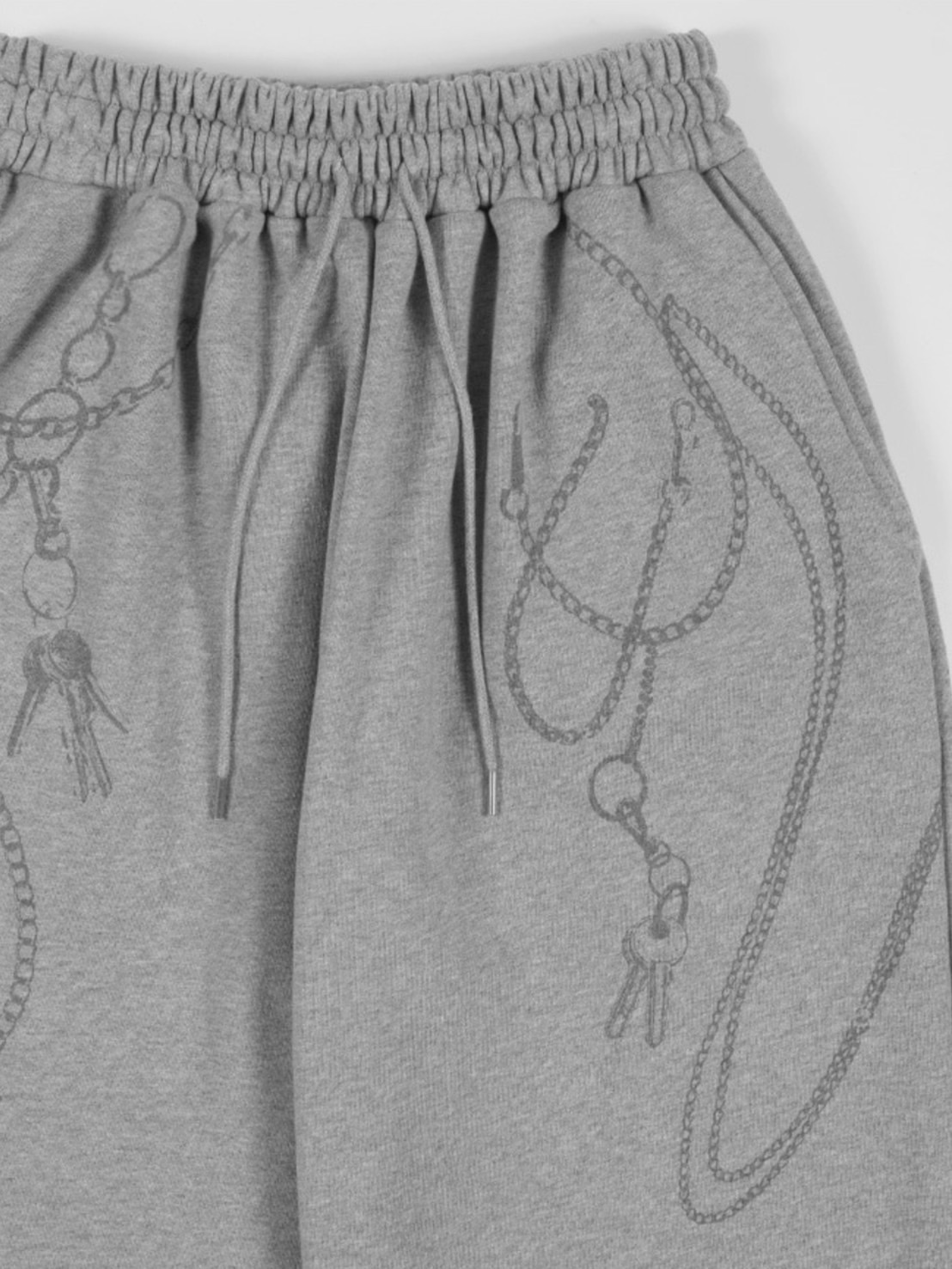 【FANCY CLUB】KEYCHAIN EYELET SWEATPANTS / 【ファンシークラブ】キーチェーンアイレットスウェットパンツ