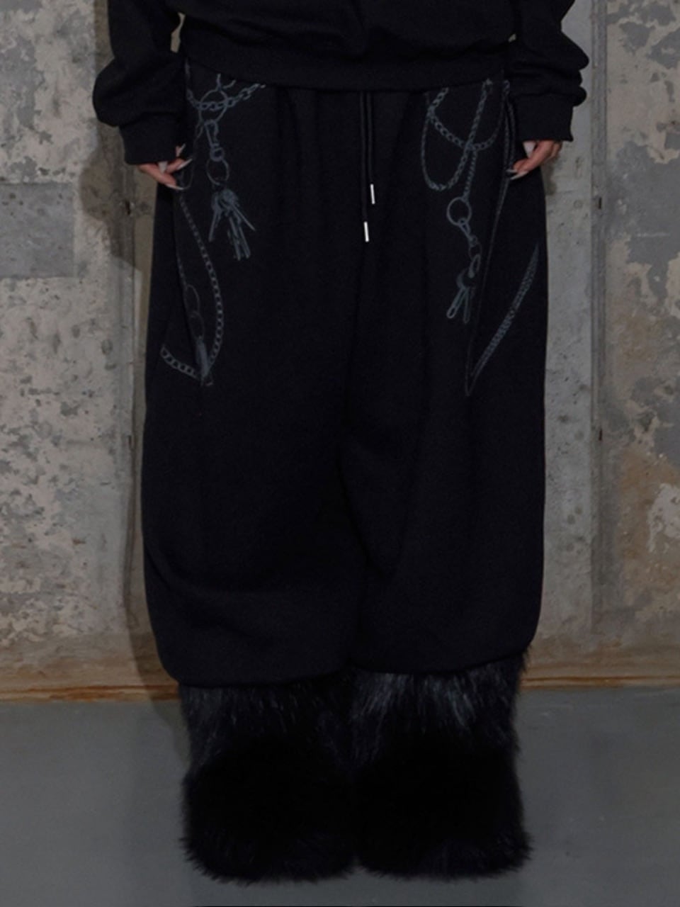 【専用】Fancy Club フードジップアップ スウェットパンツセット 黒 FANCY CLUB（ファンシークラブ） スウェットパンツ ジャージ A'GEM/9