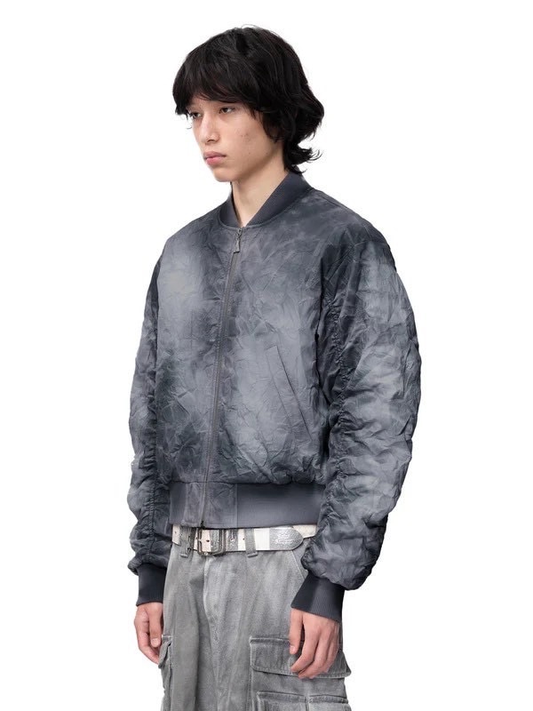 CONNOISSUR MA1 新品 The Boy Has No Patience】Pleated Spray Color Ma1 Jacket / 【ザ