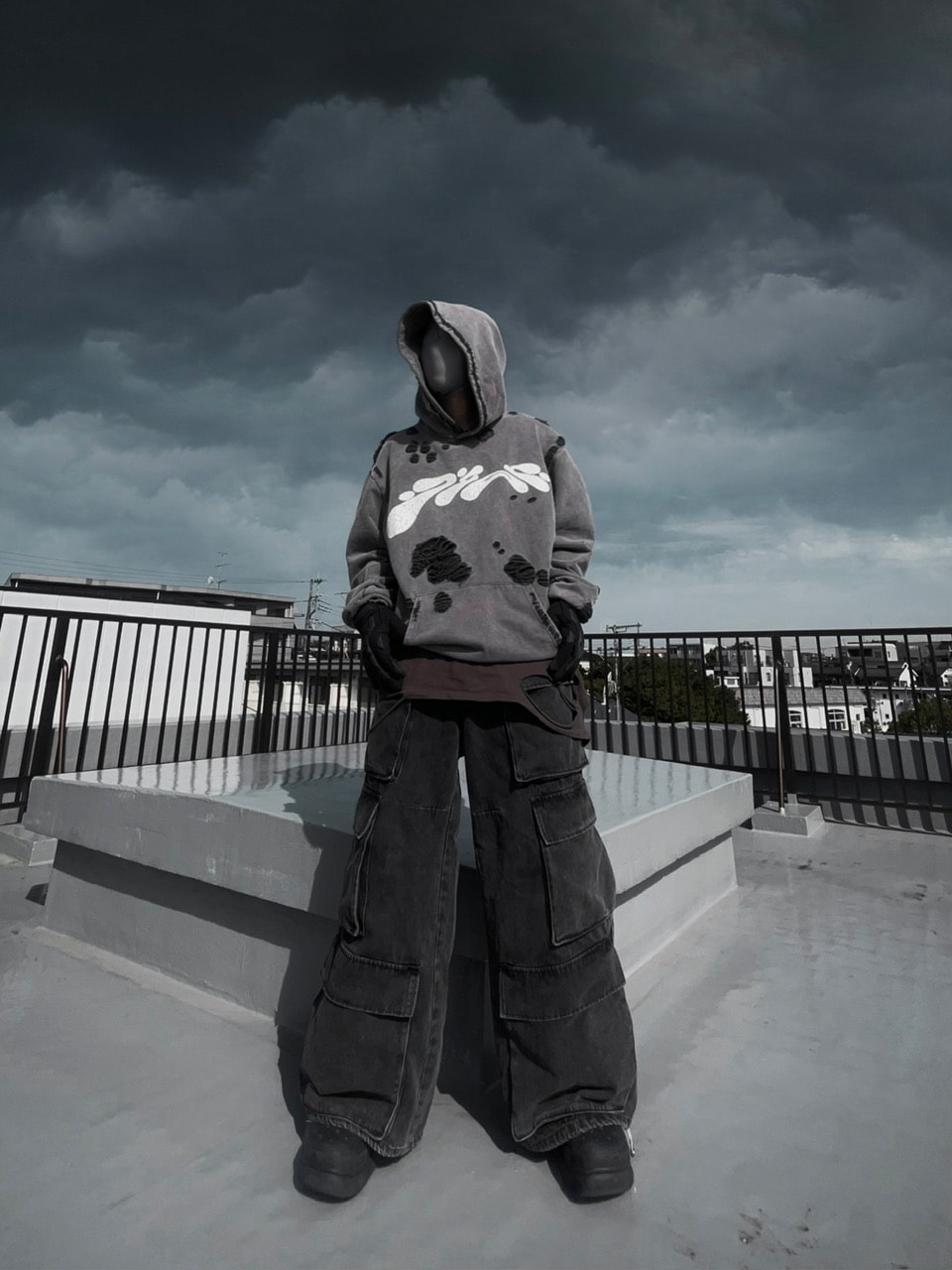 【DIG YOUR OWN GRAVE】カーゴパンツ DIG YOUR OWN GRAVE カーゴパンツ 「DIG GRAVE」2WAY COATING CARGO