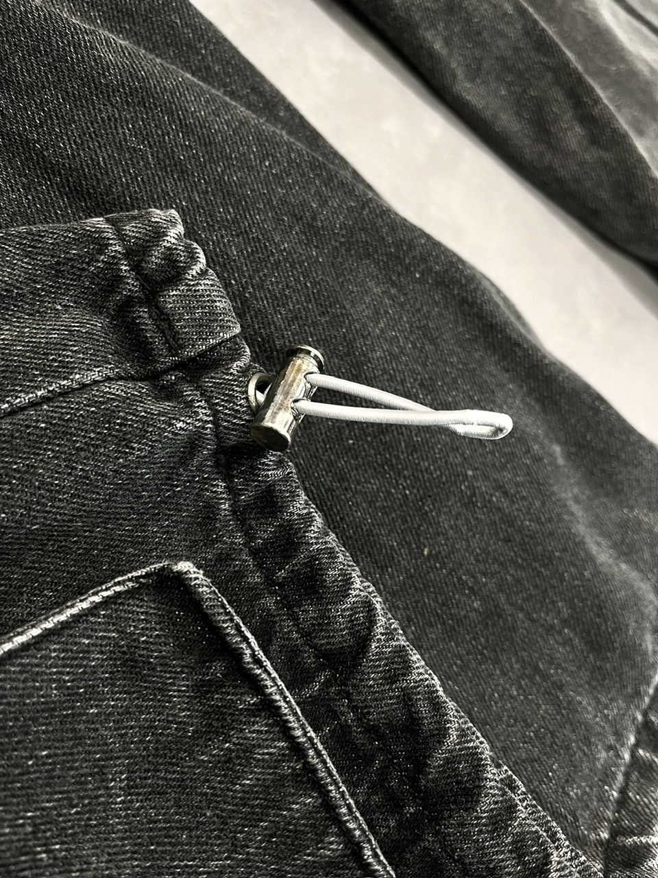 DIG YOUR OWN GRAVE】denim cargo pants <pocket mashi mashi
