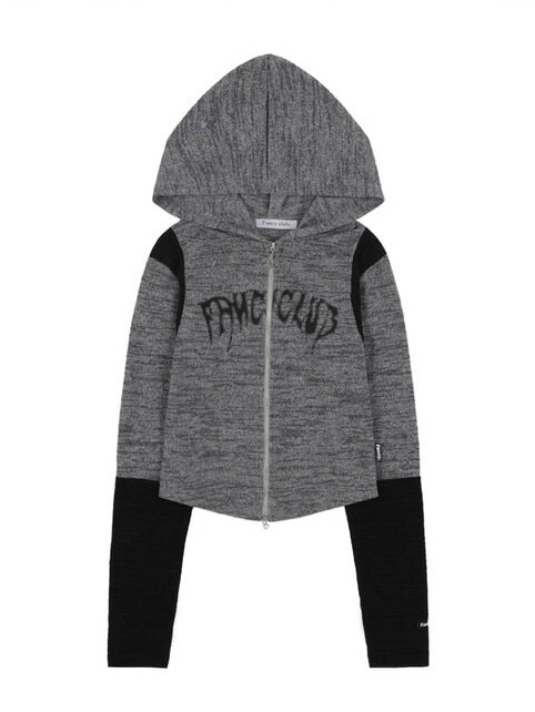 ★ NASTY FANCY CLUB★ We Make Trouble Long Sleeve BLACKF25Q FANCY CLUB] WE MAKES TROUBLE LONG SLEEVE (BLACK)_F25QB099