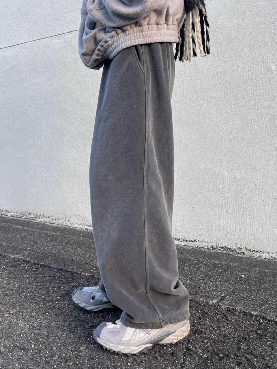 受注制【youll】pigment sweat pants (2color)