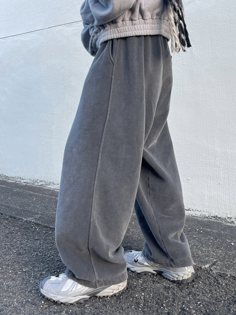 受注制【youll】pigment sweat pants (2color)