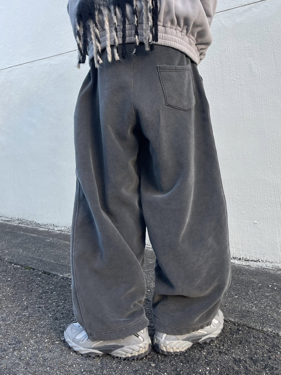 受注制【youll】pigment sweat pants (2color)