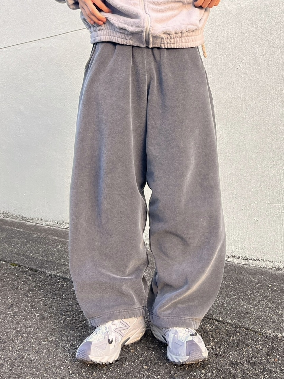 受注制【youll】pigment sweat pants (2color)