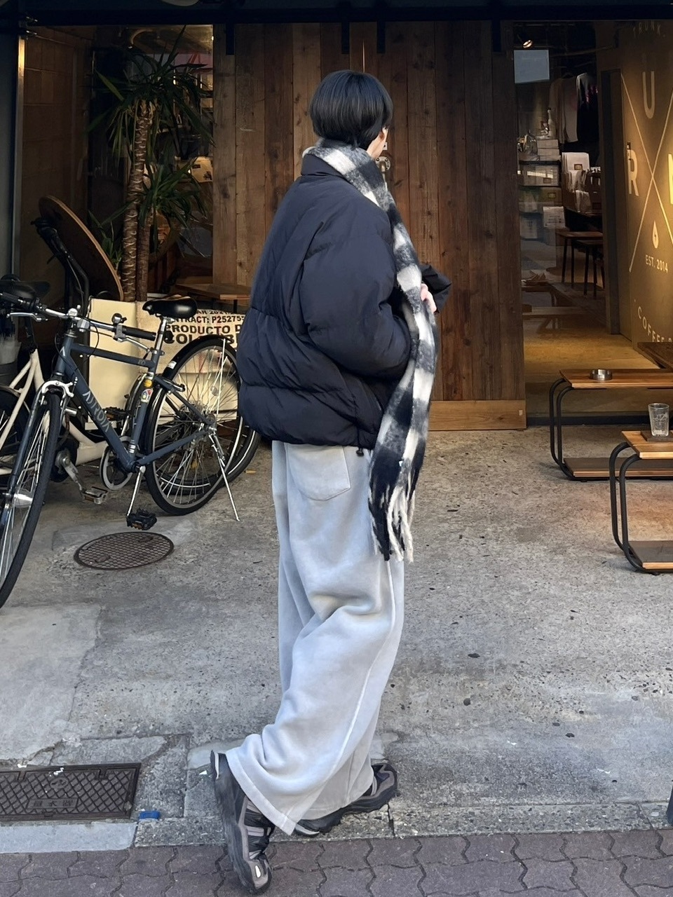受注制【youll】pigment sweat pants (2color)