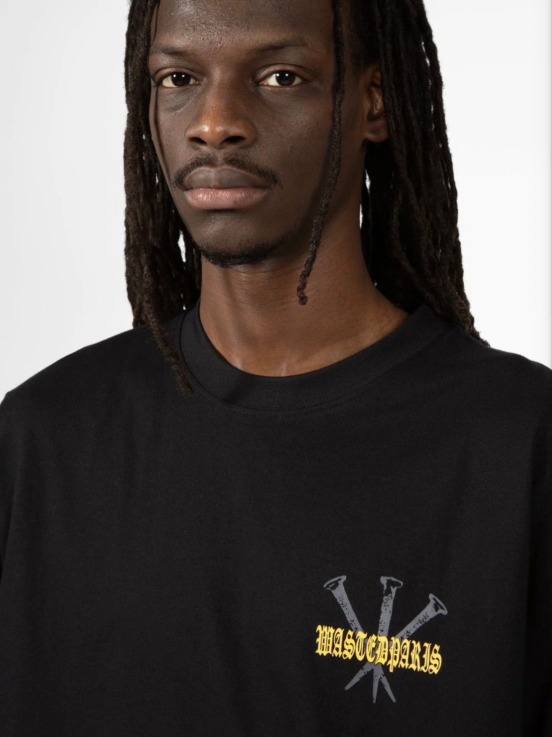WASTED PARIS■ウェイステッドパリス ロゴ コットン 半袖T セール】【WASTED PARIS】T-SHIRT STAKE / 【ウェイステッド