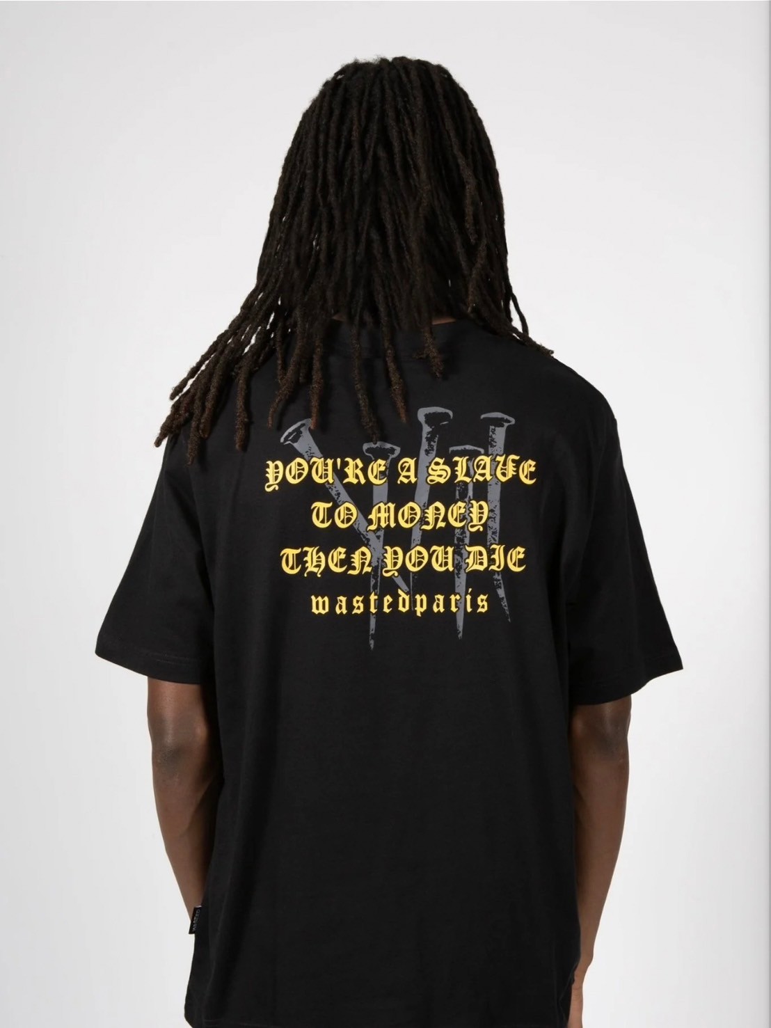 WASTED PARIS■ウェイステッドパリス ロゴ コットン 半袖T WASTED PARIS】T-SHIRT STAKE / 【ウェイステッドパリス