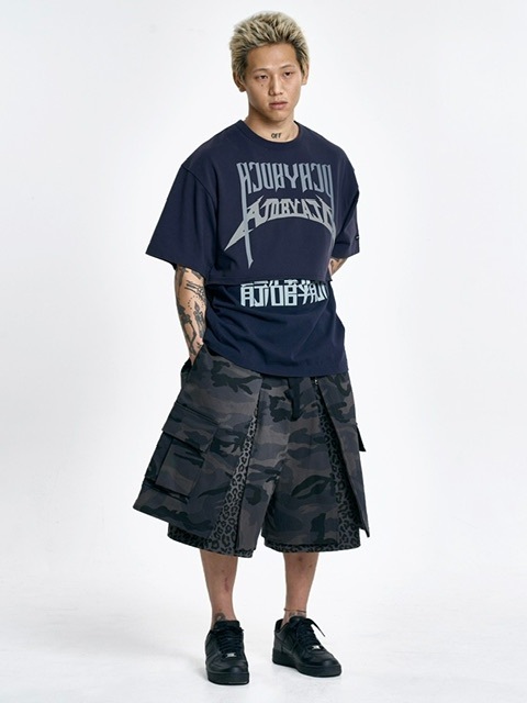 【AJO AJOBYAJO】24SS★ [PBA] Arch Logo Washed Layered T AJOBYAJO】Arch Logo Washed Layered T-Shirt | OUR BRAND