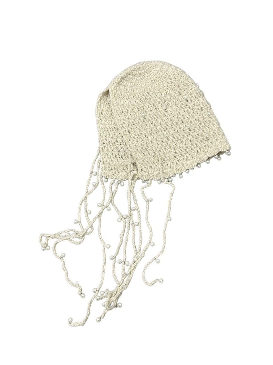 受注制【Never mind the XU】pearl babushka (2color)